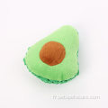 Avocado en peluche en peluche pour chat jouant au jouet